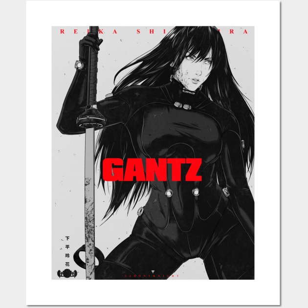 Reika Gantz Wall Art by jhony-caballero-store